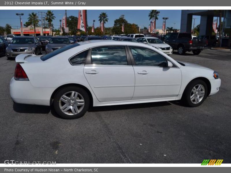 Summit White / Gray 2012 Chevrolet Impala LT