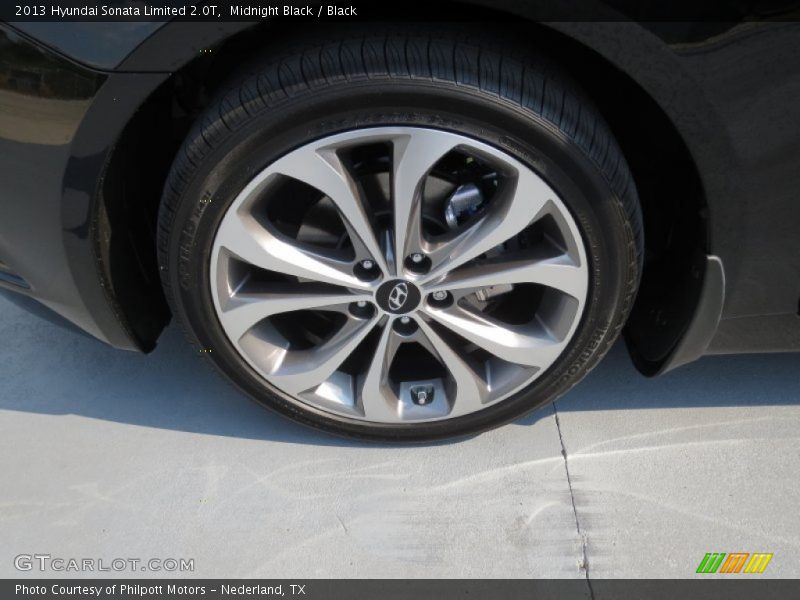 Midnight Black / Black 2013 Hyundai Sonata Limited 2.0T