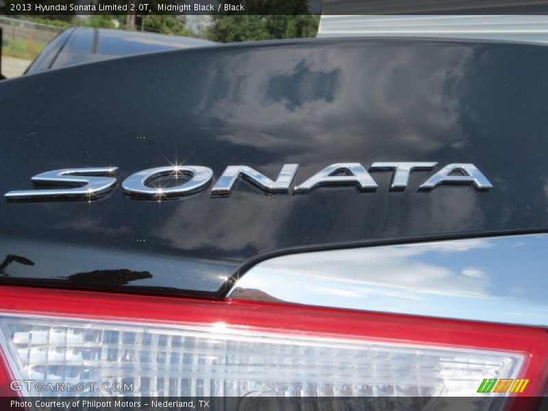 Midnight Black / Black 2013 Hyundai Sonata Limited 2.0T