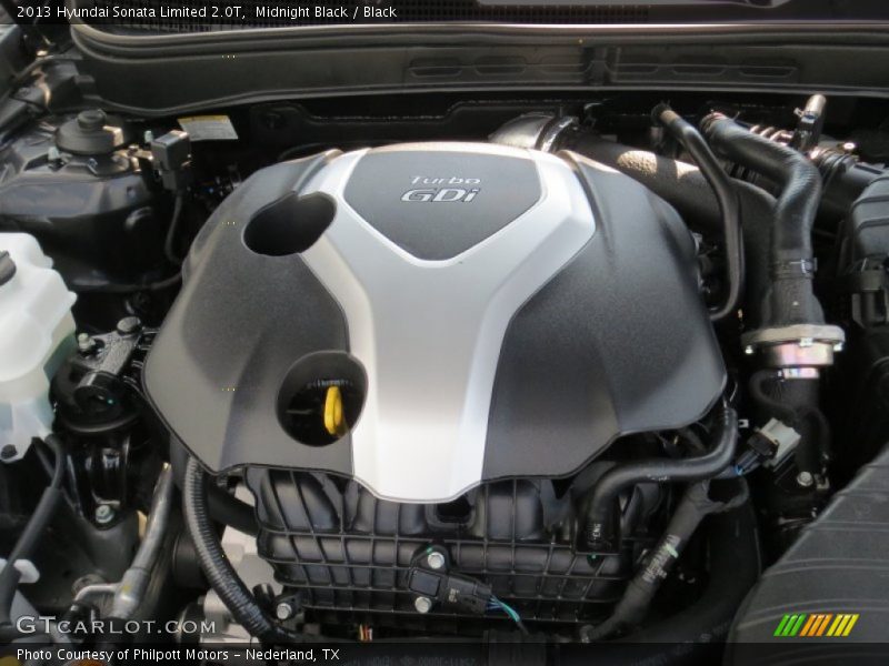 Midnight Black / Black 2013 Hyundai Sonata Limited 2.0T