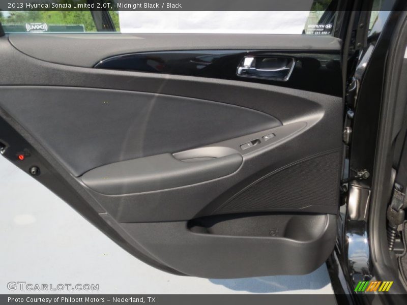 Midnight Black / Black 2013 Hyundai Sonata Limited 2.0T