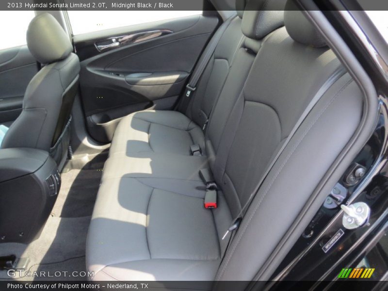 Midnight Black / Black 2013 Hyundai Sonata Limited 2.0T