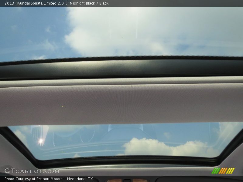 Midnight Black / Black 2013 Hyundai Sonata Limited 2.0T