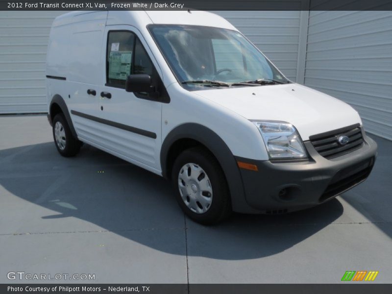 Frozen White / Dark Grey 2012 Ford Transit Connect XL Van