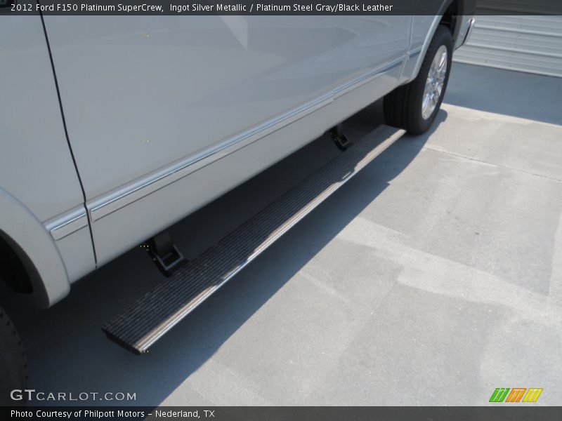 Ingot Silver Metallic / Platinum Steel Gray/Black Leather 2012 Ford F150 Platinum SuperCrew