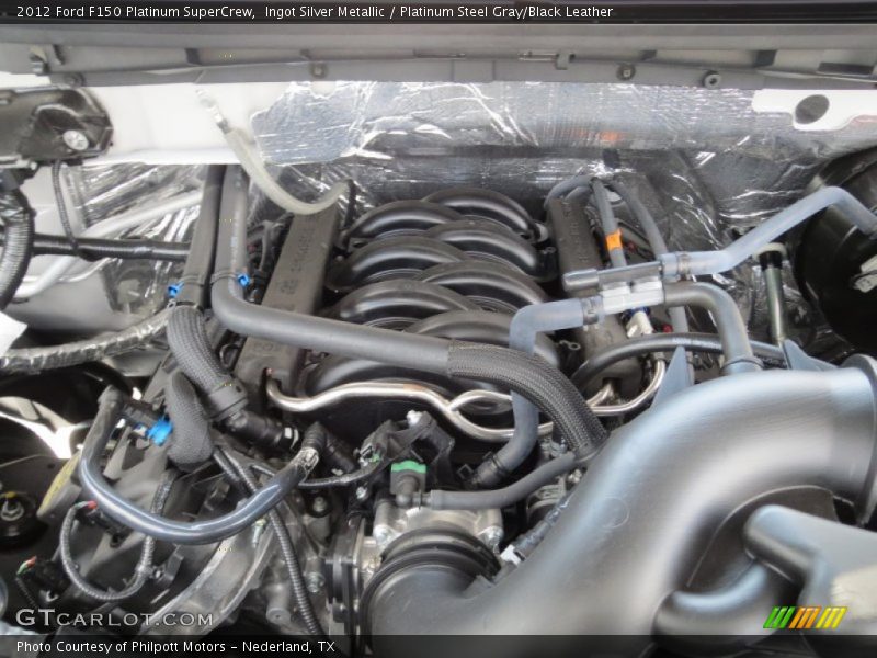 Ingot Silver Metallic / Platinum Steel Gray/Black Leather 2012 Ford F150 Platinum SuperCrew