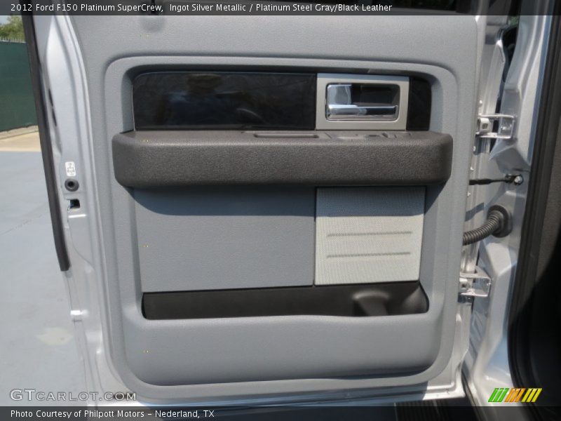 Ingot Silver Metallic / Platinum Steel Gray/Black Leather 2012 Ford F150 Platinum SuperCrew