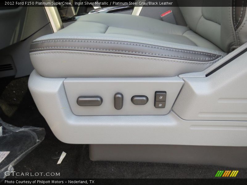 Ingot Silver Metallic / Platinum Steel Gray/Black Leather 2012 Ford F150 Platinum SuperCrew
