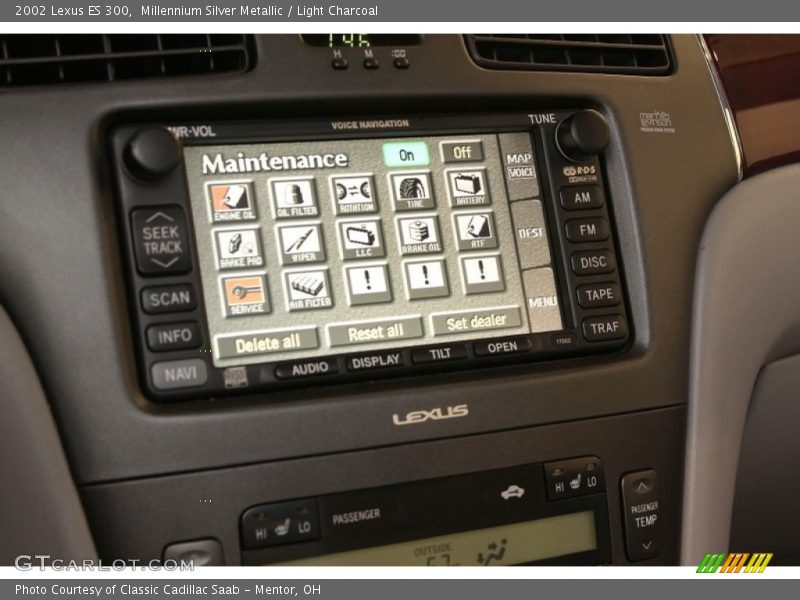 Millennium Silver Metallic / Light Charcoal 2002 Lexus ES 300