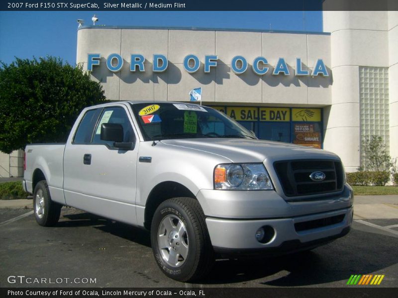 Silver Metallic / Medium Flint 2007 Ford F150 STX SuperCab