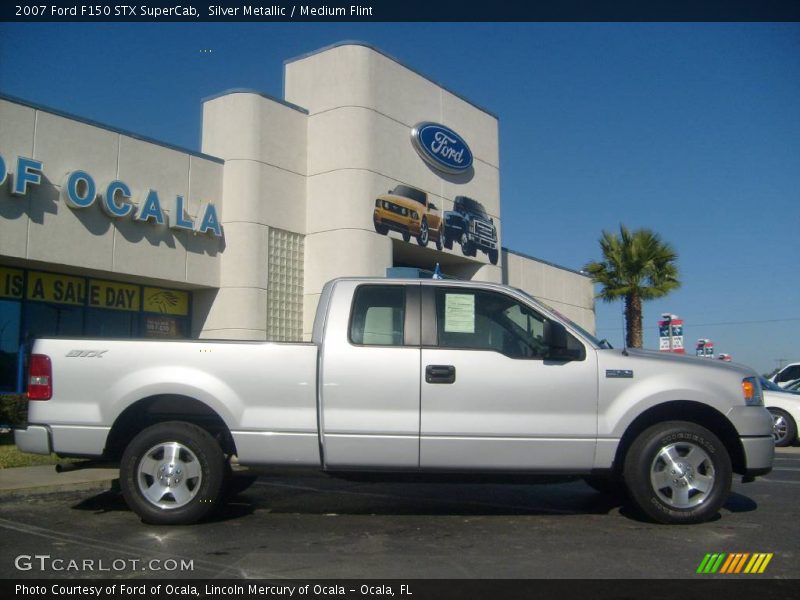 Silver Metallic / Medium Flint 2007 Ford F150 STX SuperCab