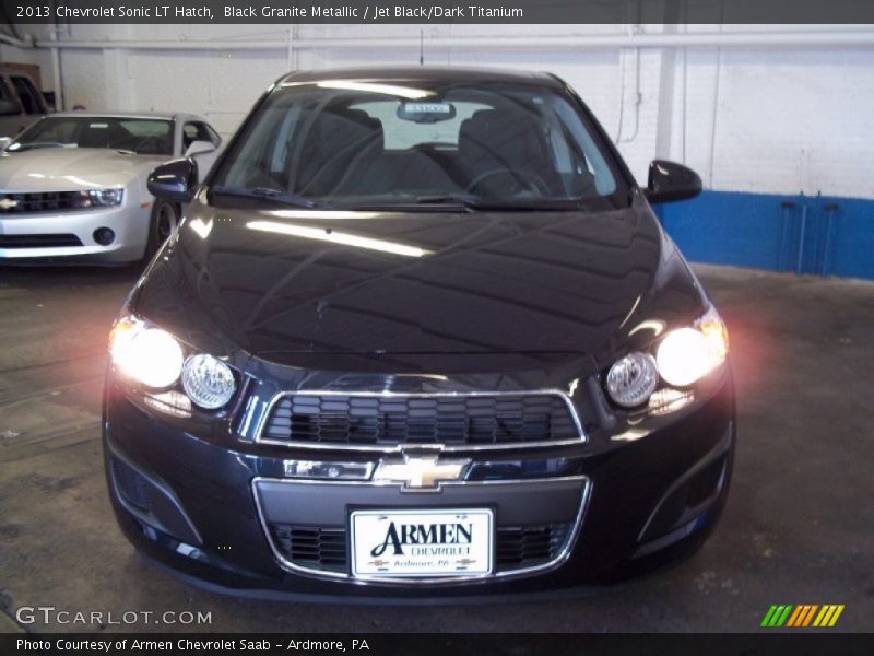 Black Granite Metallic / Jet Black/Dark Titanium 2013 Chevrolet Sonic LT Hatch