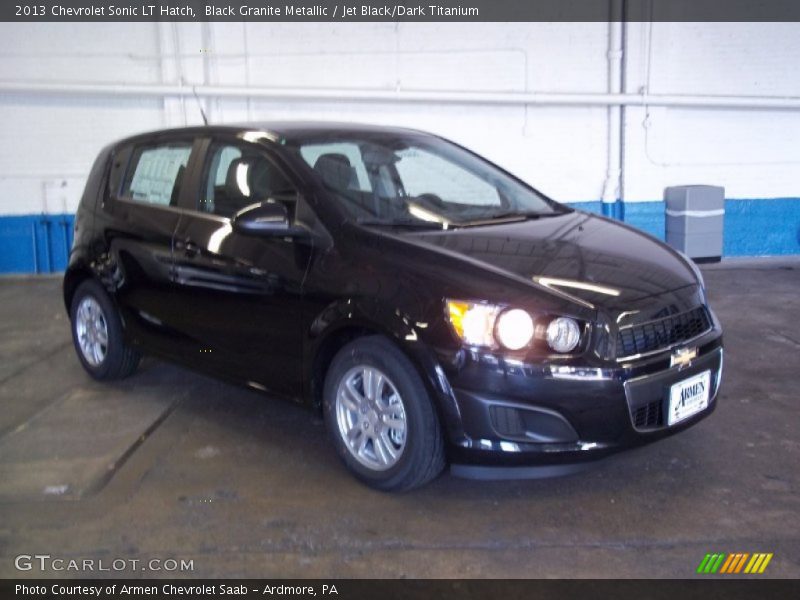 Black Granite Metallic / Jet Black/Dark Titanium 2013 Chevrolet Sonic LT Hatch