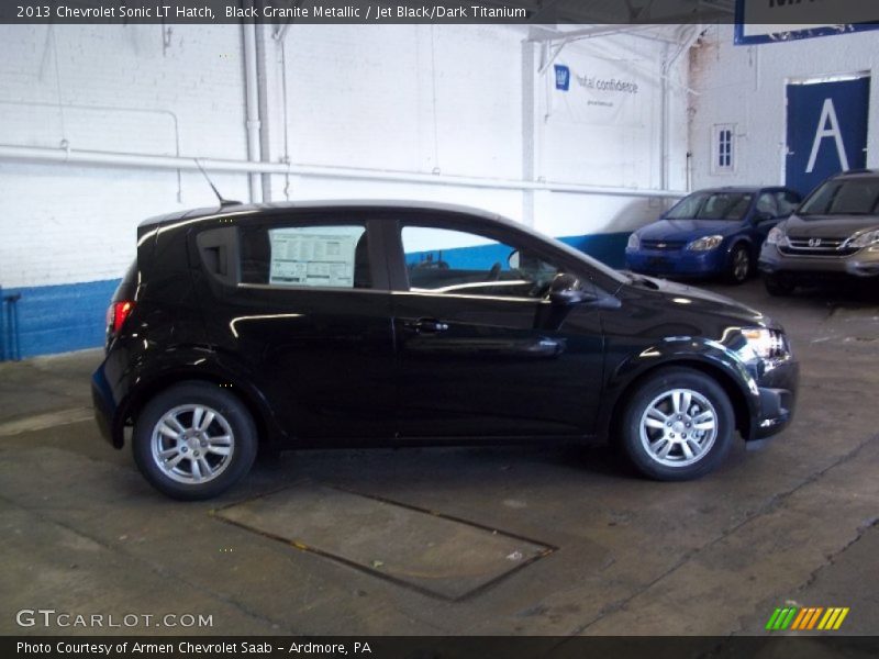 Black Granite Metallic / Jet Black/Dark Titanium 2013 Chevrolet Sonic LT Hatch