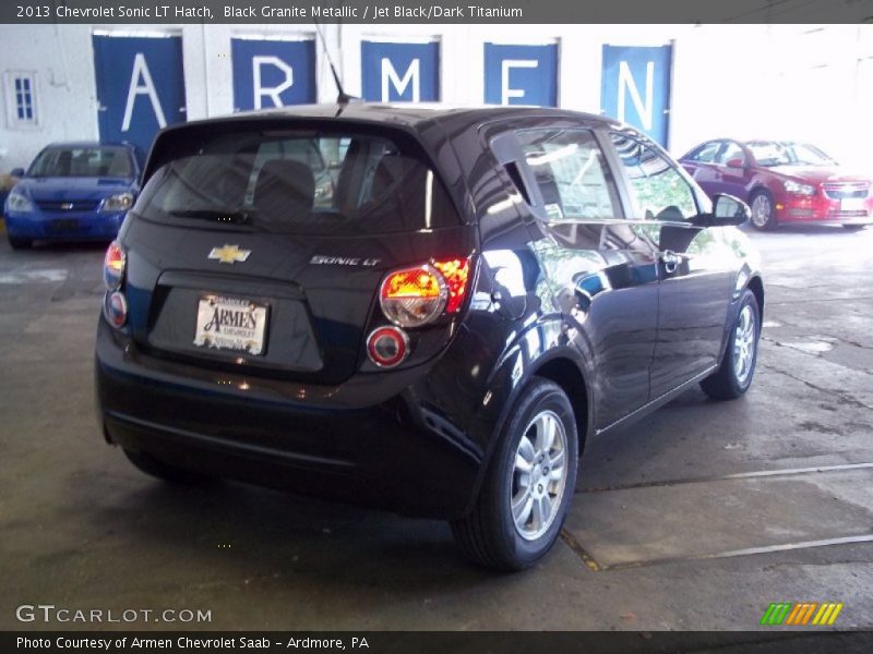 Black Granite Metallic / Jet Black/Dark Titanium 2013 Chevrolet Sonic LT Hatch