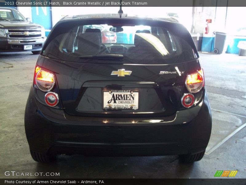 Black Granite Metallic / Jet Black/Dark Titanium 2013 Chevrolet Sonic LT Hatch