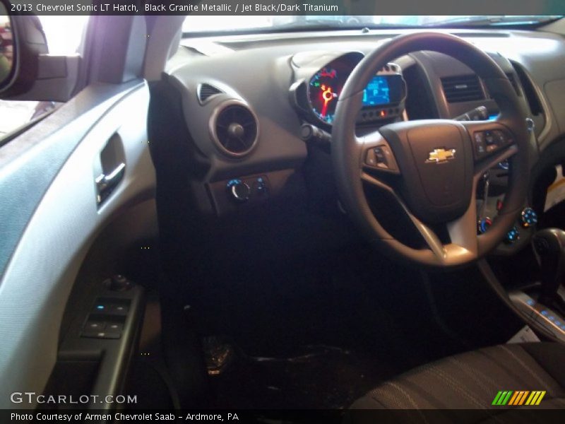 Black Granite Metallic / Jet Black/Dark Titanium 2013 Chevrolet Sonic LT Hatch