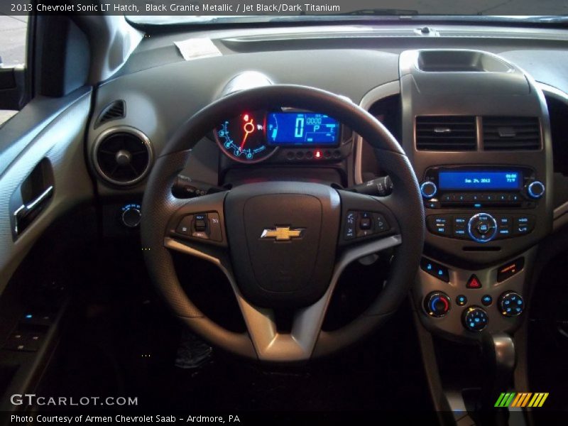 Black Granite Metallic / Jet Black/Dark Titanium 2013 Chevrolet Sonic LT Hatch