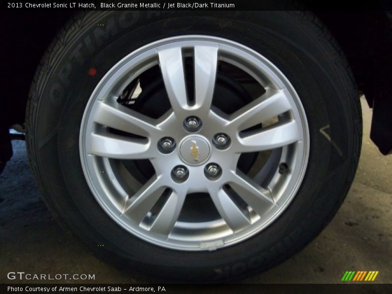 Black Granite Metallic / Jet Black/Dark Titanium 2013 Chevrolet Sonic LT Hatch