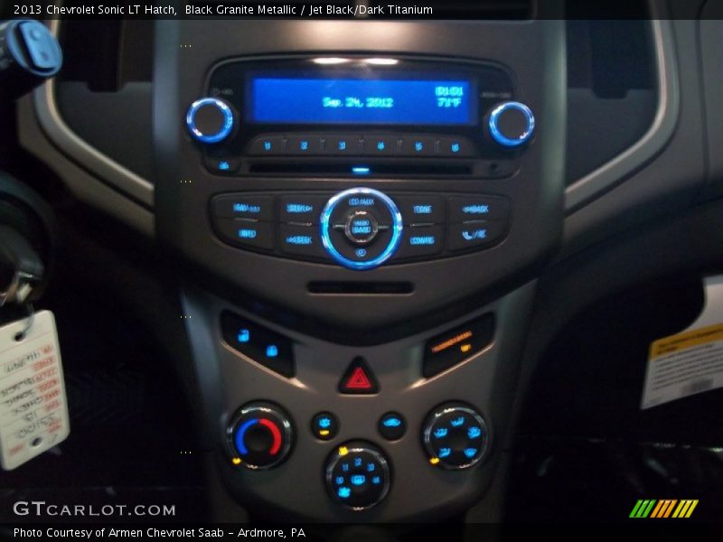 Black Granite Metallic / Jet Black/Dark Titanium 2013 Chevrolet Sonic LT Hatch