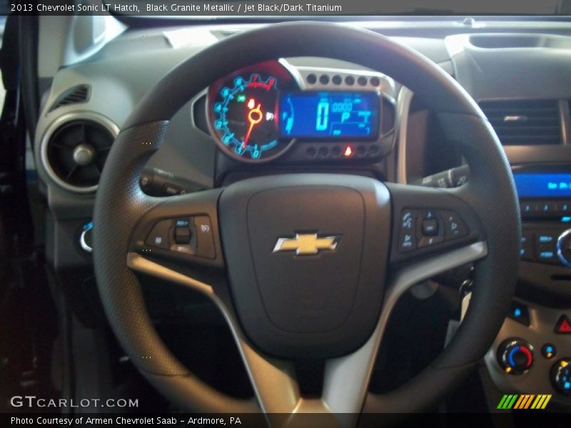 Black Granite Metallic / Jet Black/Dark Titanium 2013 Chevrolet Sonic LT Hatch