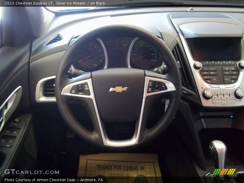 Silver Ice Metallic / Jet Black 2013 Chevrolet Equinox LT