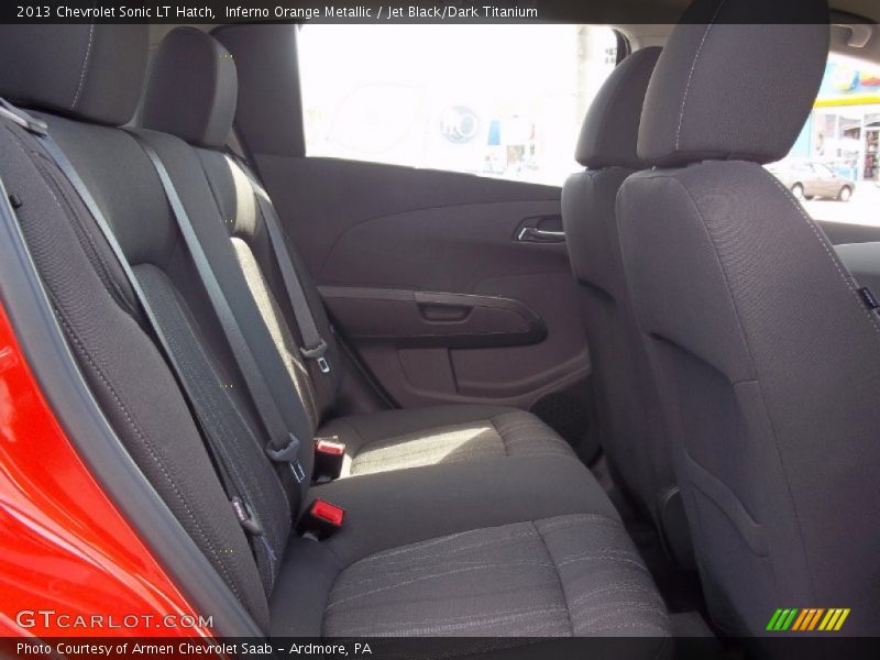 Inferno Orange Metallic / Jet Black/Dark Titanium 2013 Chevrolet Sonic LT Hatch