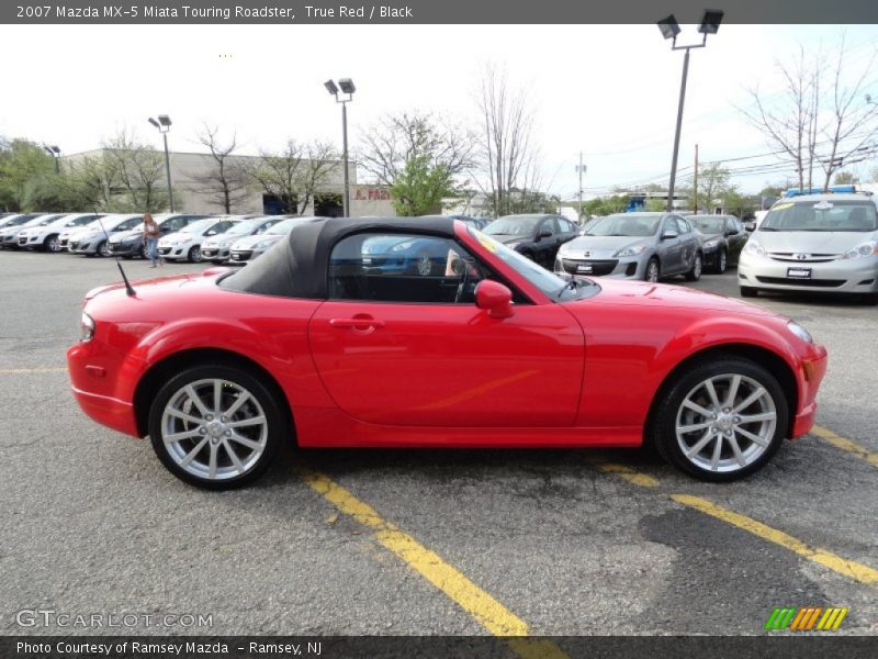 True Red / Black 2007 Mazda MX-5 Miata Touring Roadster