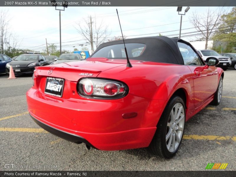 True Red / Black 2007 Mazda MX-5 Miata Touring Roadster