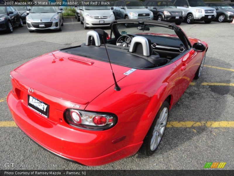 True Red / Black 2007 Mazda MX-5 Miata Touring Roadster