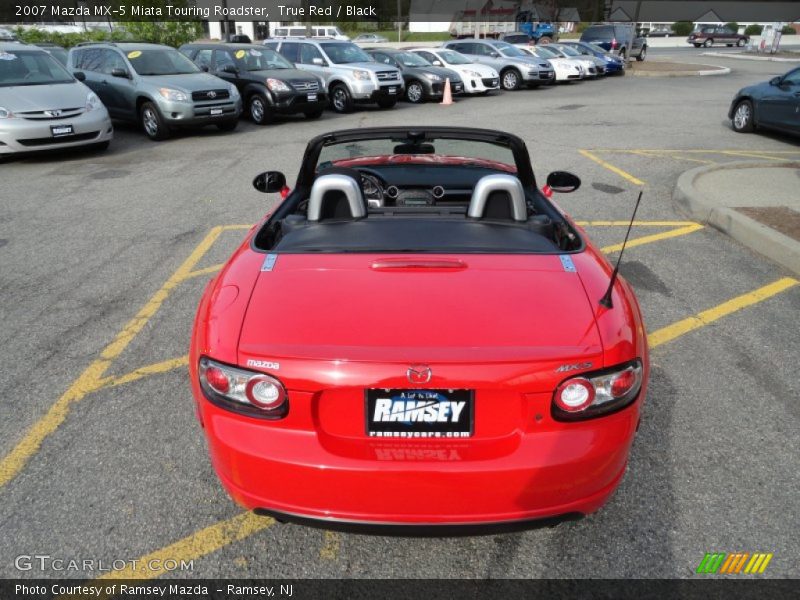 True Red / Black 2007 Mazda MX-5 Miata Touring Roadster