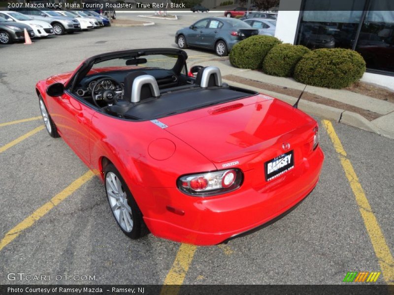 True Red / Black 2007 Mazda MX-5 Miata Touring Roadster