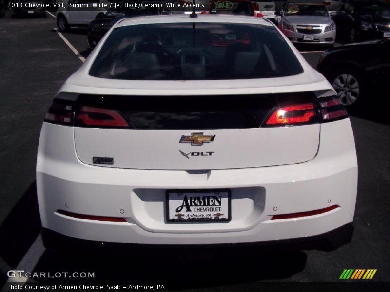 Summit White / Jet Black/Ceramic White Accents 2013 Chevrolet Volt