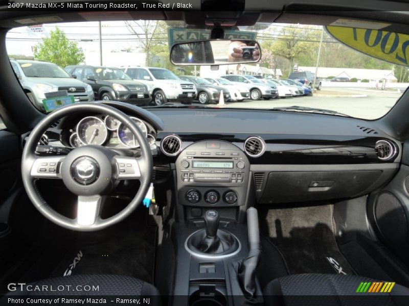 True Red / Black 2007 Mazda MX-5 Miata Touring Roadster