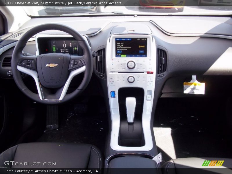 Summit White / Jet Black/Ceramic White Accents 2013 Chevrolet Volt