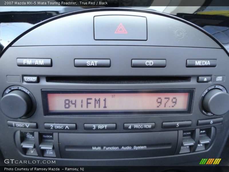 True Red / Black 2007 Mazda MX-5 Miata Touring Roadster
