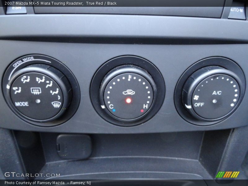 True Red / Black 2007 Mazda MX-5 Miata Touring Roadster