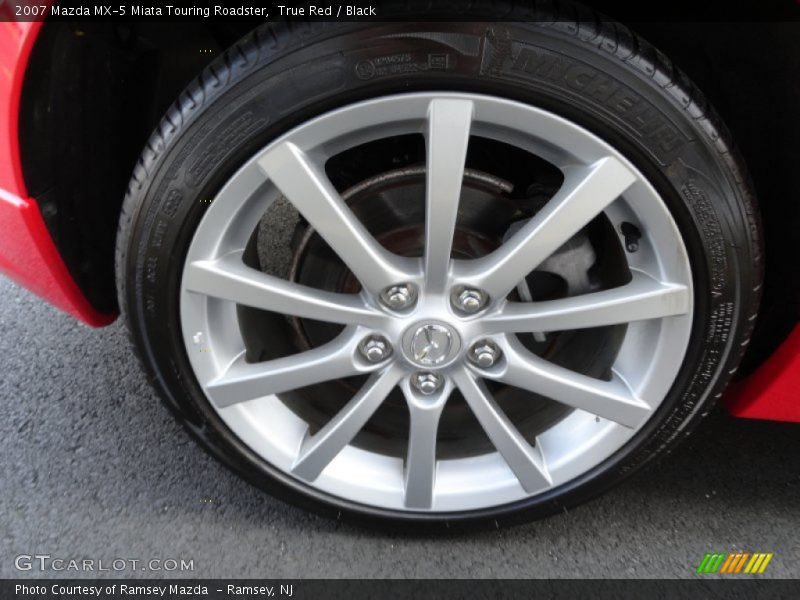 True Red / Black 2007 Mazda MX-5 Miata Touring Roadster