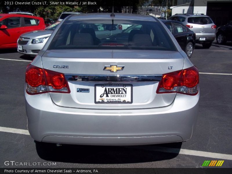 Silver Ice Metallic / Jet Black 2013 Chevrolet Cruze LT