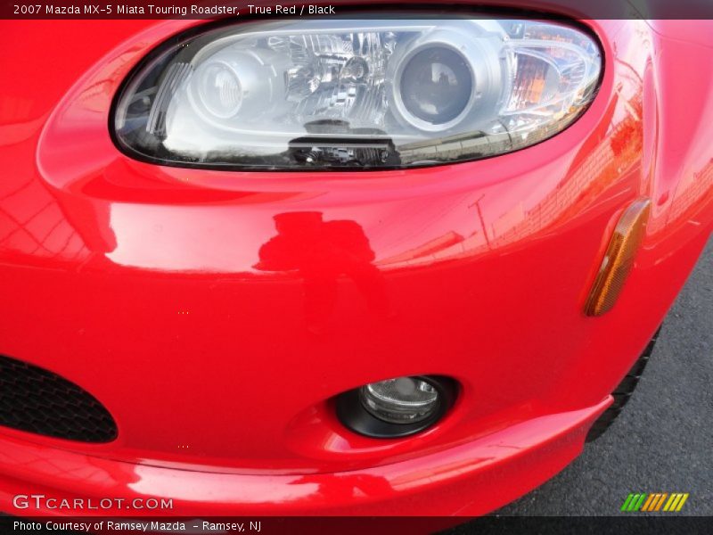 True Red / Black 2007 Mazda MX-5 Miata Touring Roadster