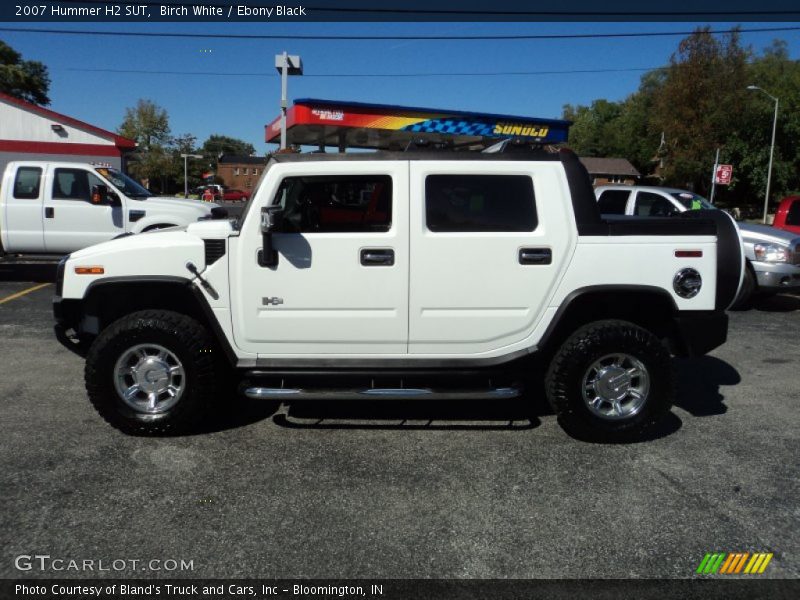 Birch White / Ebony Black 2007 Hummer H2 SUT