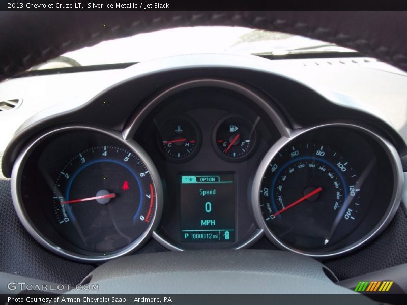 Silver Ice Metallic / Jet Black 2013 Chevrolet Cruze LT