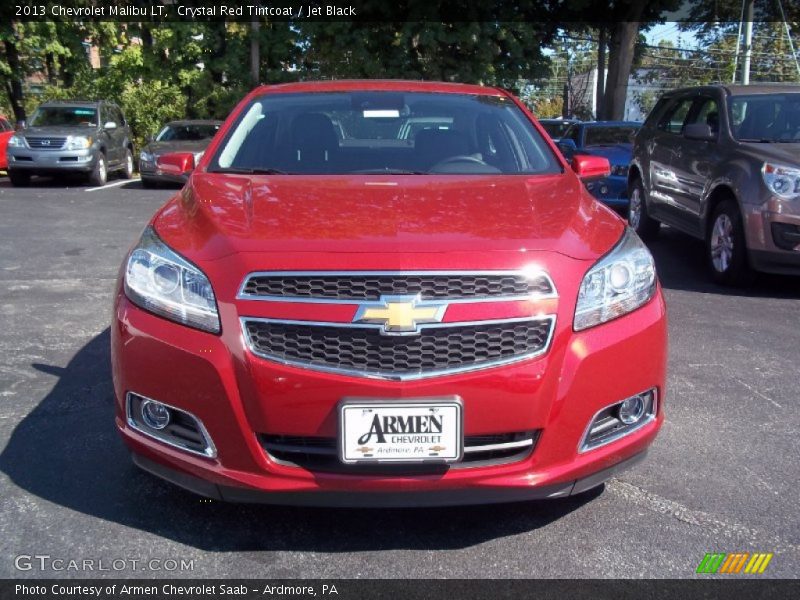 Crystal Red Tintcoat / Jet Black 2013 Chevrolet Malibu LT