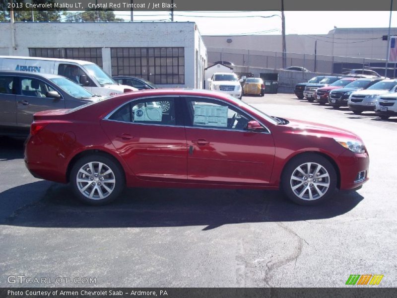 Crystal Red Tintcoat / Jet Black 2013 Chevrolet Malibu LT