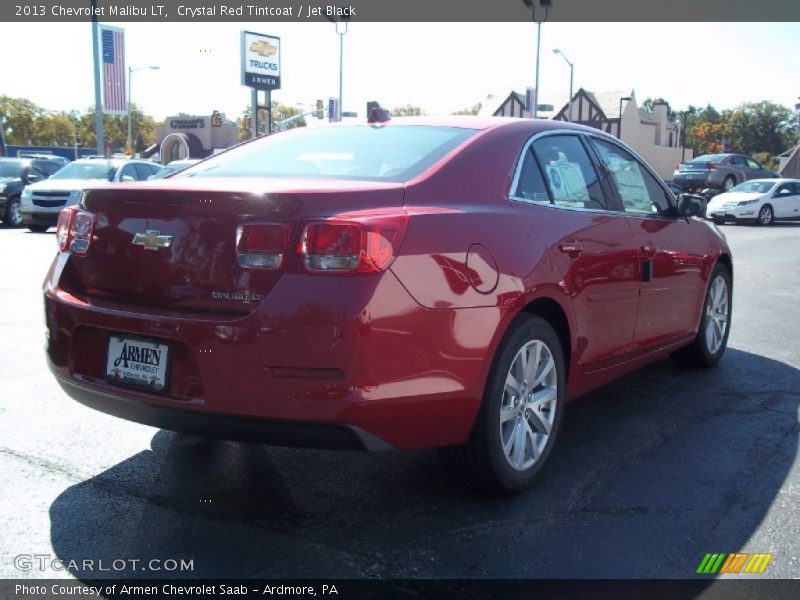 Crystal Red Tintcoat / Jet Black 2013 Chevrolet Malibu LT