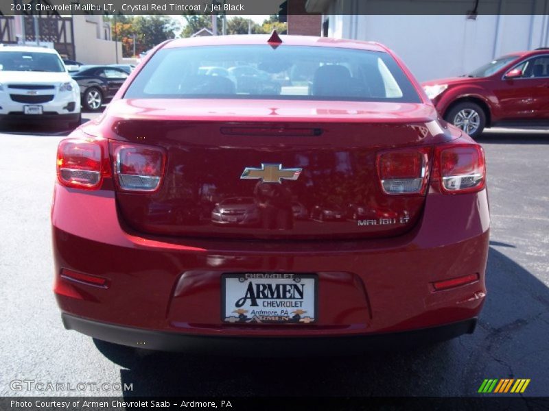 Crystal Red Tintcoat / Jet Black 2013 Chevrolet Malibu LT
