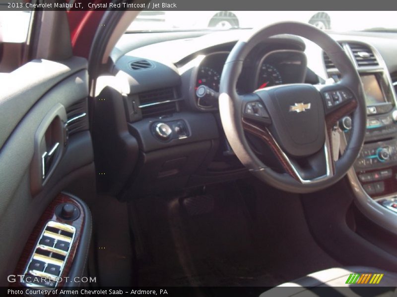 Crystal Red Tintcoat / Jet Black 2013 Chevrolet Malibu LT