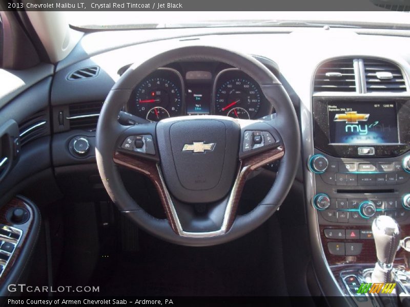 Crystal Red Tintcoat / Jet Black 2013 Chevrolet Malibu LT