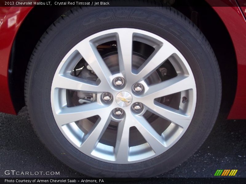 Crystal Red Tintcoat / Jet Black 2013 Chevrolet Malibu LT