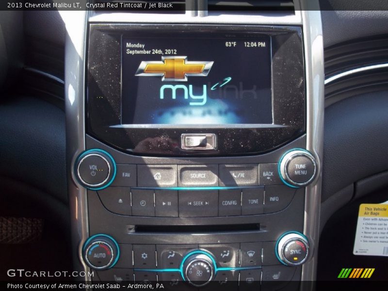 Crystal Red Tintcoat / Jet Black 2013 Chevrolet Malibu LT